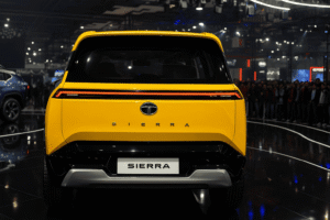 Tata Sierra 2025 rear design latest leak